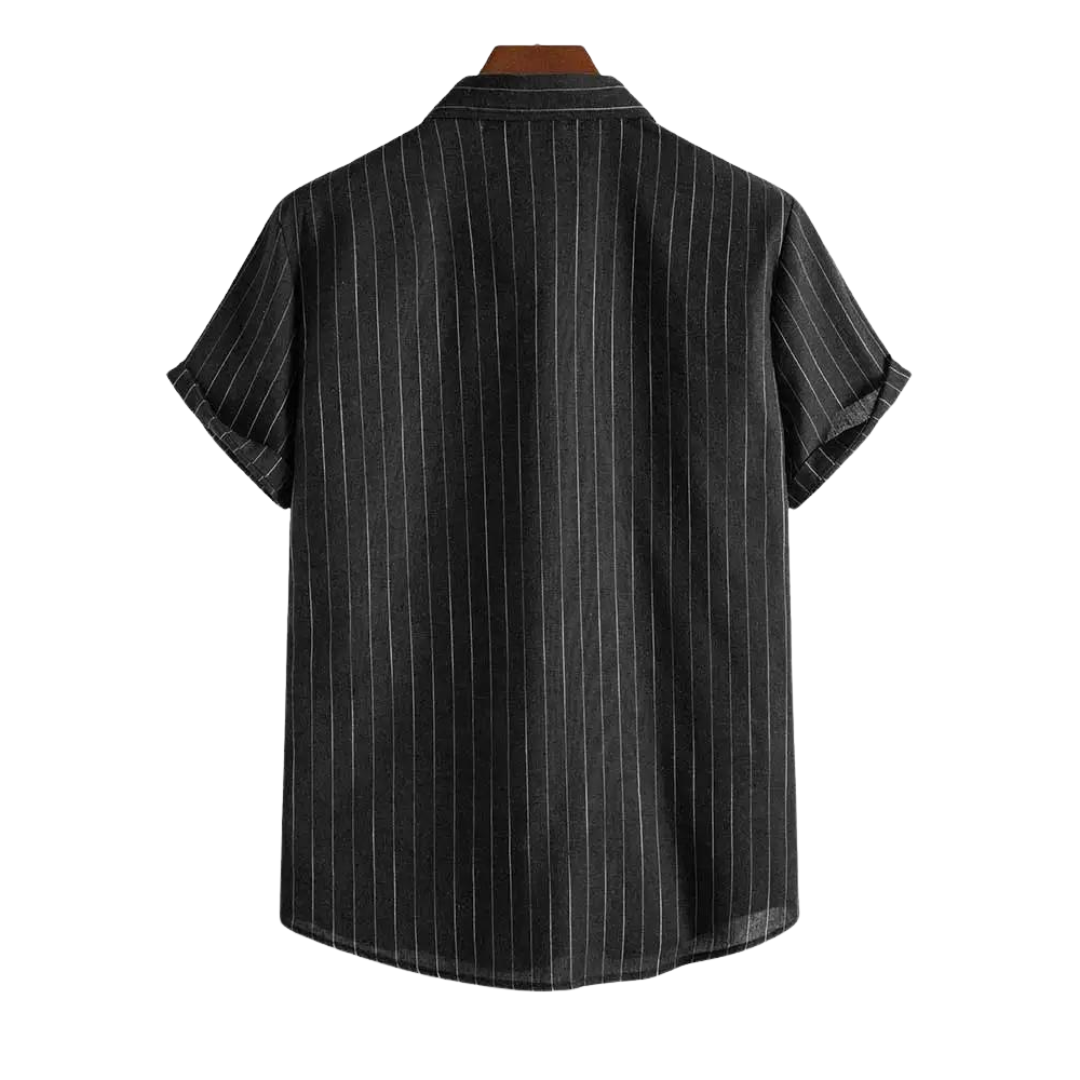 Chemise Sanlorenzo rayée manches courtes
