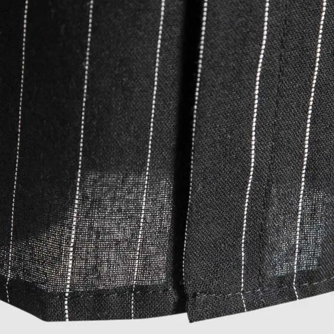 Chemise Sanlorenzo rayée manches courtes
