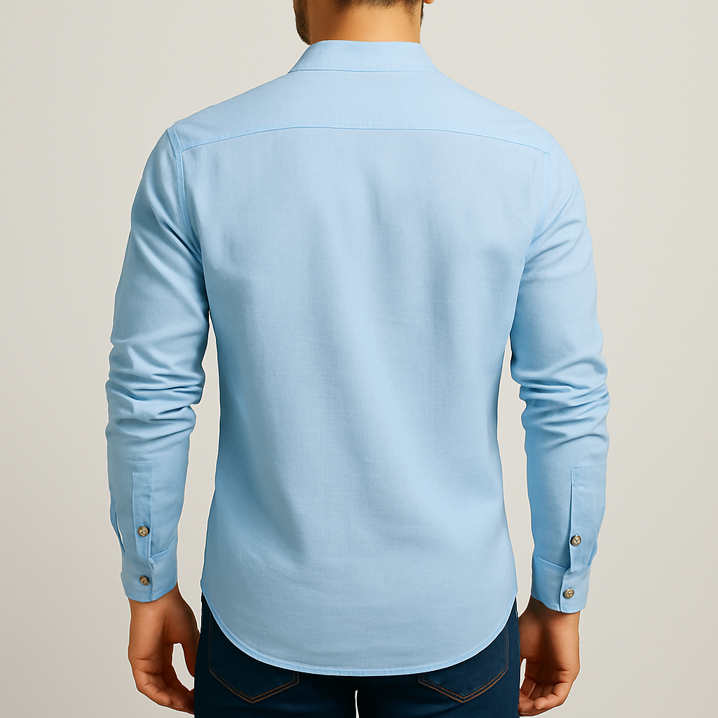 Chemise Oslow col mao