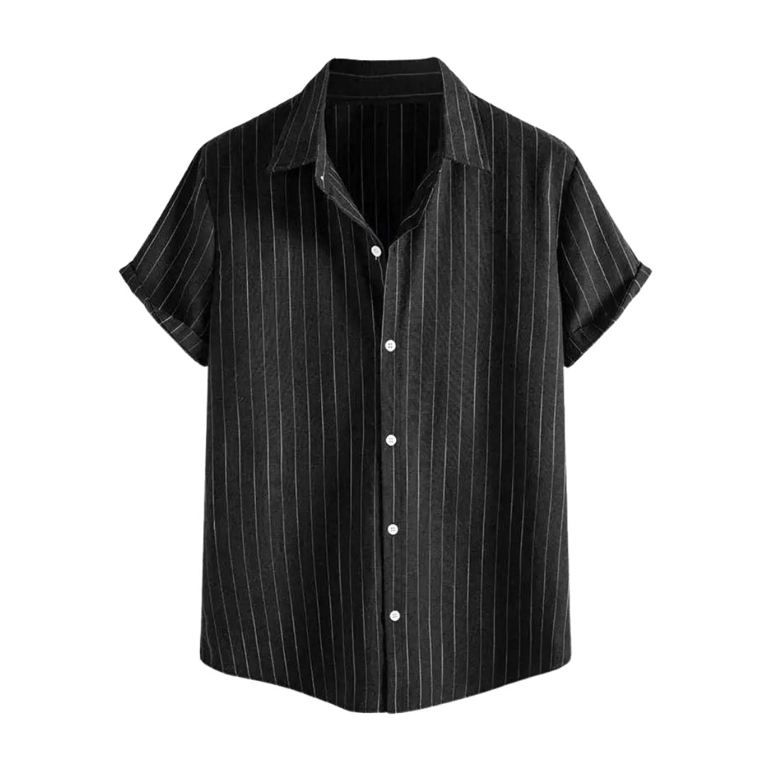 Chemise Sanlorenzo rayée manches courtes